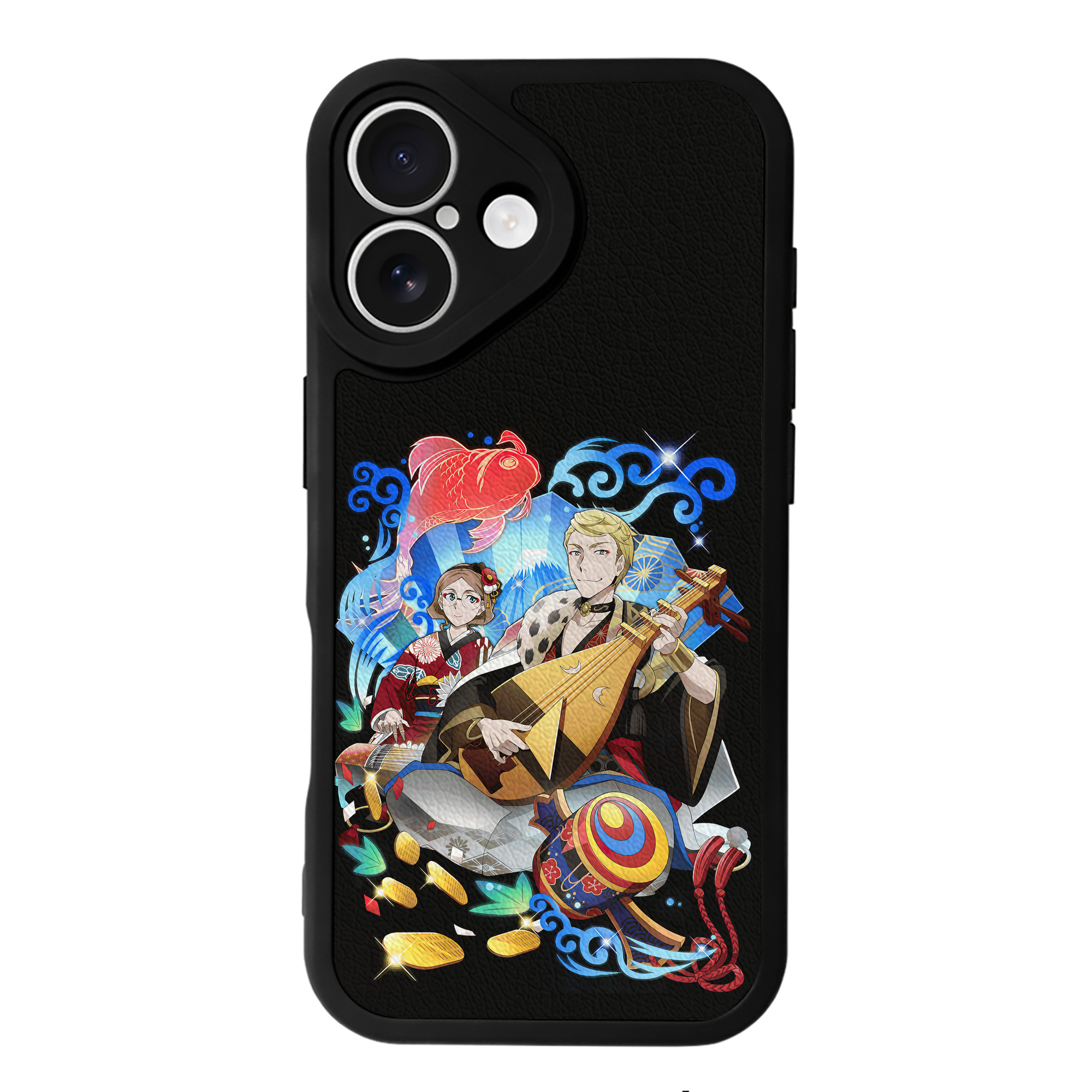 （画像用） 文豪ストレイドッグス Bungo Stray Dogs 【iPhone 16シリーズ対応】シリコンスマホケース（レザー調） 材質：シリコン